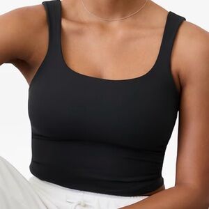 Athleta NWT Transcend Square Neck Crop Sports Bra D-DD